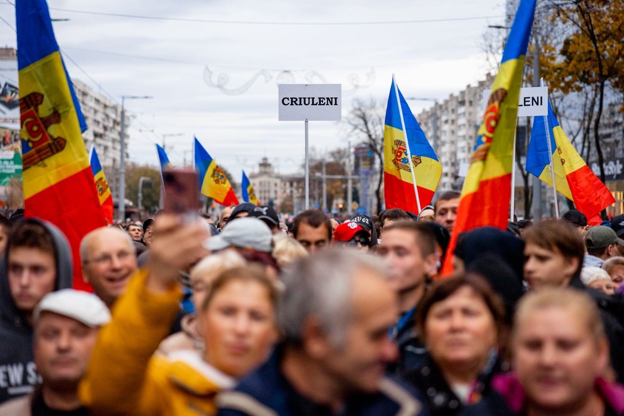 Partidul ȘOR: Peste 65 de mii de oameni au protestat astăzi împotriva regimului Maiei Sandu