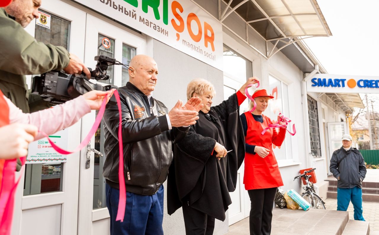 FOTO // La inițiativa lui Ilan Șor, încă un magazin social a fost deschis la Hîncești