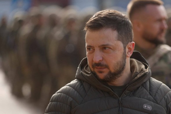 Gluma făcută de Volodimir Zelenski în Herson. A devenit virală în doar câteva ore