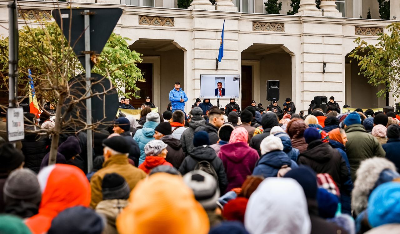 Ilan Șor, către protestatari: Vă dau cuvântul că nu mă voi opri, până când voi duce la capăt lupta noastră