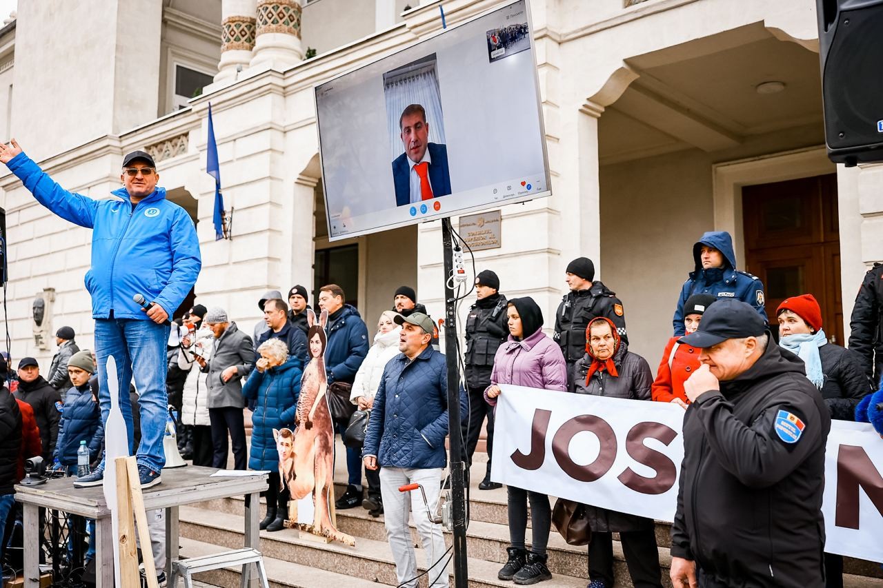 Ilan Șor, către protestatari: Vă dau cuvântul că nu mă voi opri, până când voi duce la capăt lupta noastră