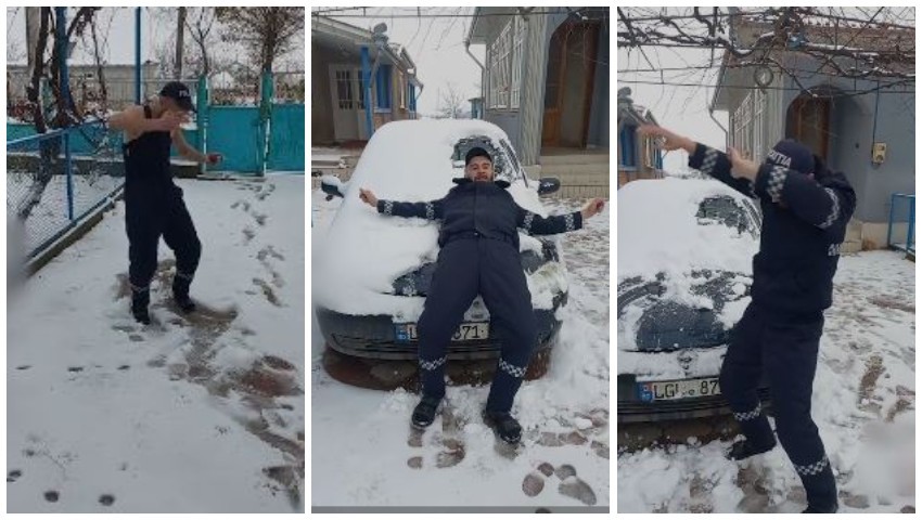 A vrut să fie „viral pe TikTok” iar acum l-ar căuta poliția. Isprava unui moldovean îmbrăcat în uniformă de polițist