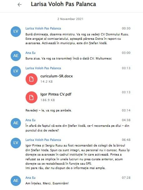 FOTO // Scurgeri din Telegram: Detalii PICANTE despre Litvinenco, Recean, Pistrinciuc, Revenco și Alaiba