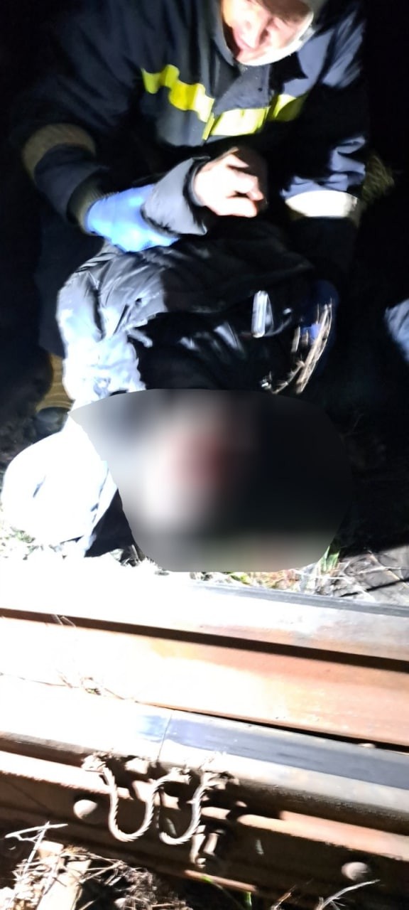 FOTO // Tragedie la Sîngera. Un bărbat a fost lovit de tren