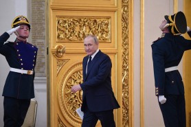 Vladimir Putin a căzut pe scări la reședința sa oficială de la Kremlin