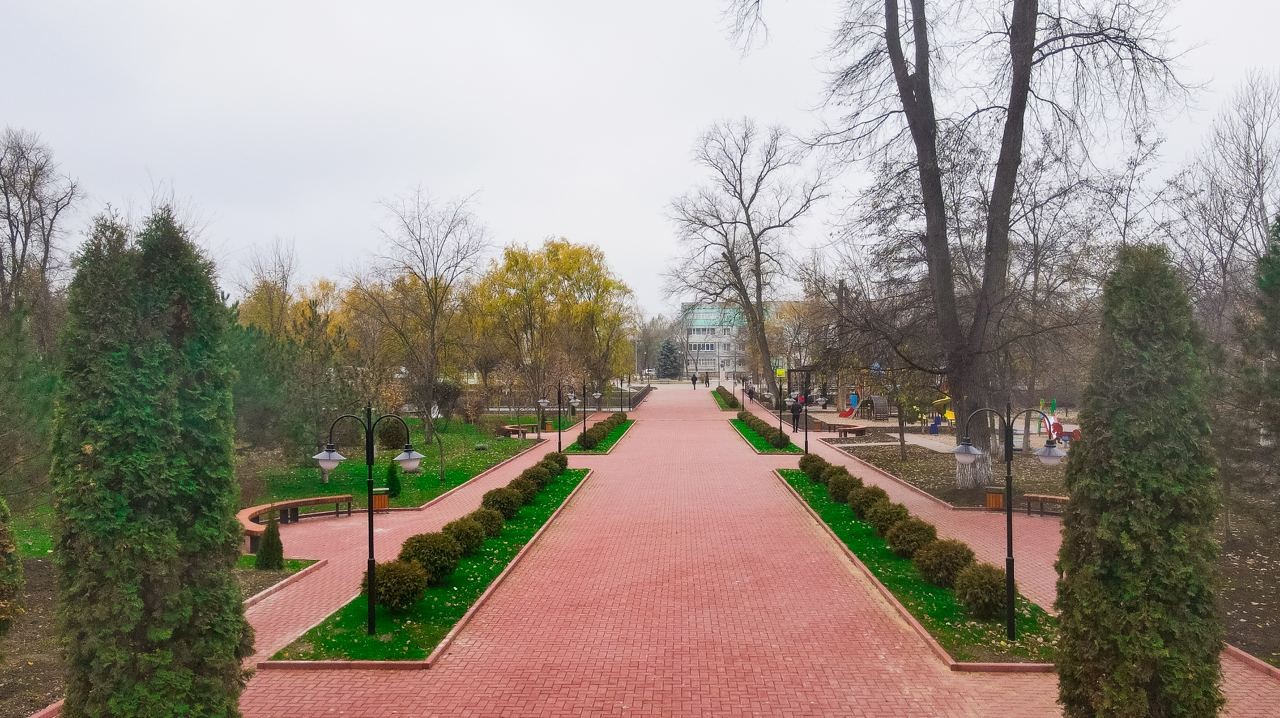 FOTO // Echipa Partidului „ȘOR” a reconstruit parcul central din Taraclia