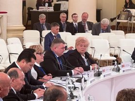 FOTO // Deputatul Partidului „ȘOR”, Reghina Apostolova, participă la o conferință interparlamentară CSI