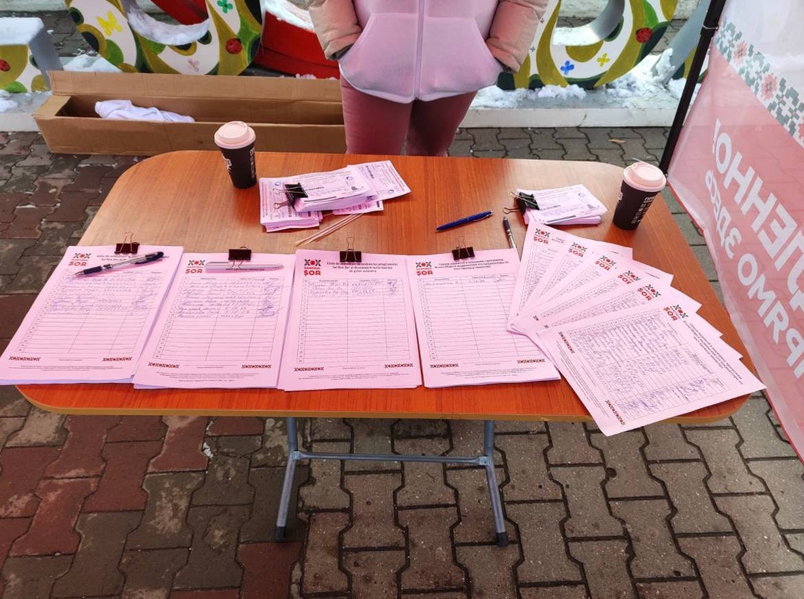 Mai mult de 100 de puncte de informare au fost deschise în țară, pentru a-i familiariza pe cetățeni cu prevederile programului anticriză al lui Ilan Șor