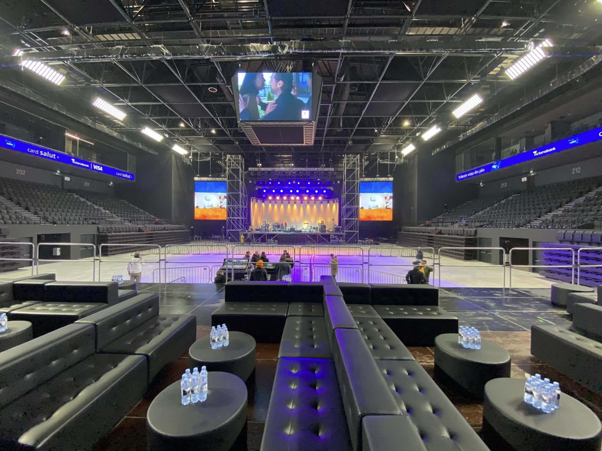 FOTO // Cum arată din interior „Arena Chișinău” - Pe internet circulă primele imagini cu sala principală, vestiare și WC