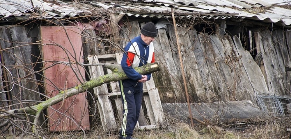 La mijloc de iarnă, sute de oameni mai așteaptă lemnele de foc ieftine, promise de autorități