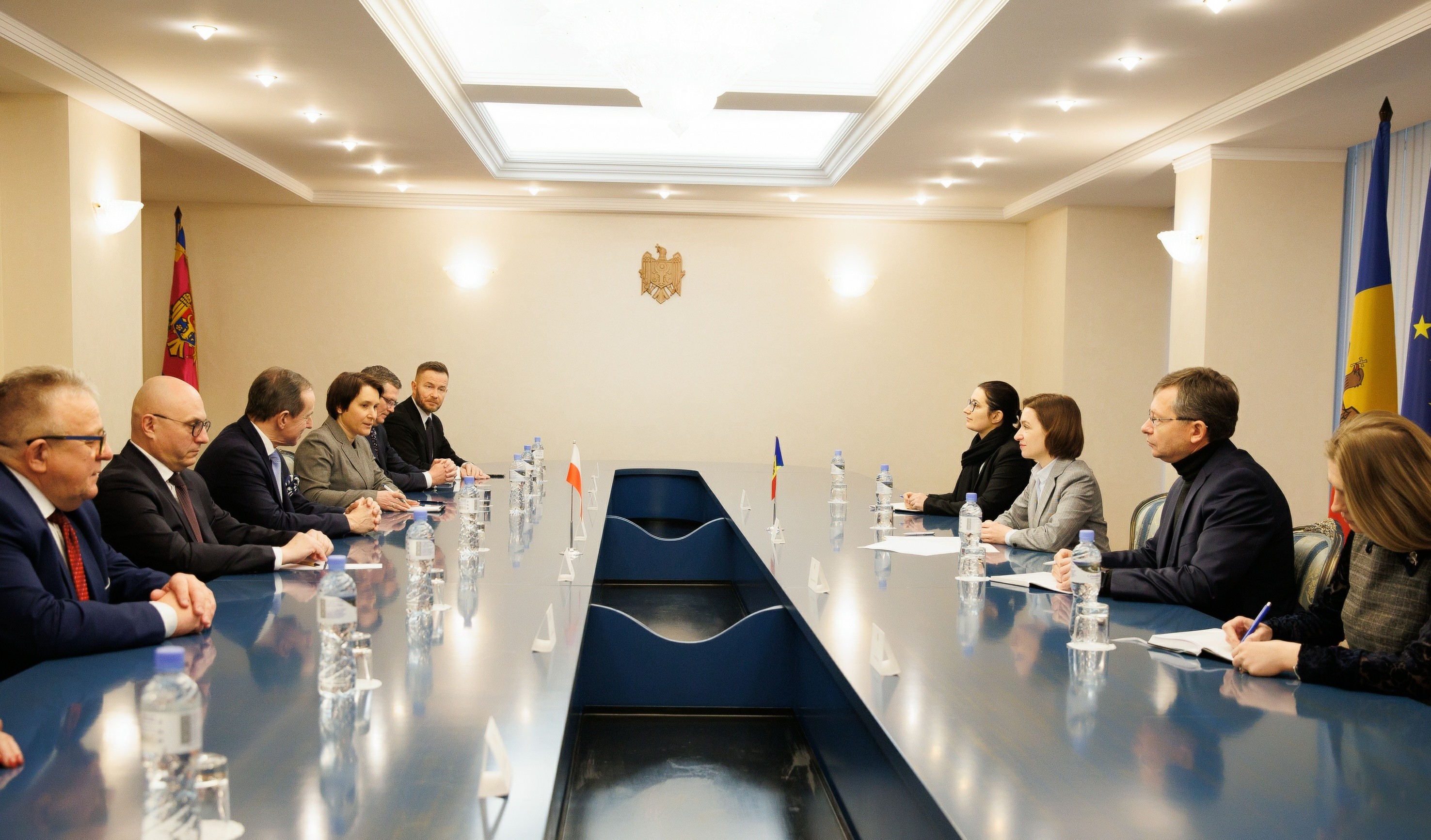 Maia Sandu s-a întâlnit cu o delegație a Senatului Republicii Polone