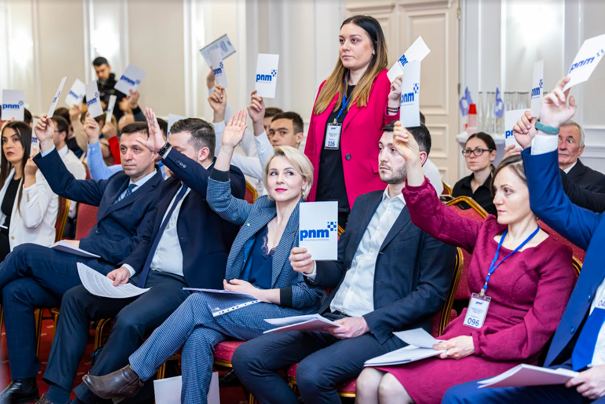 Partidul Național Moldovenesc și-a ales conducerea. Printre invitați, deputat în Primul Parlament