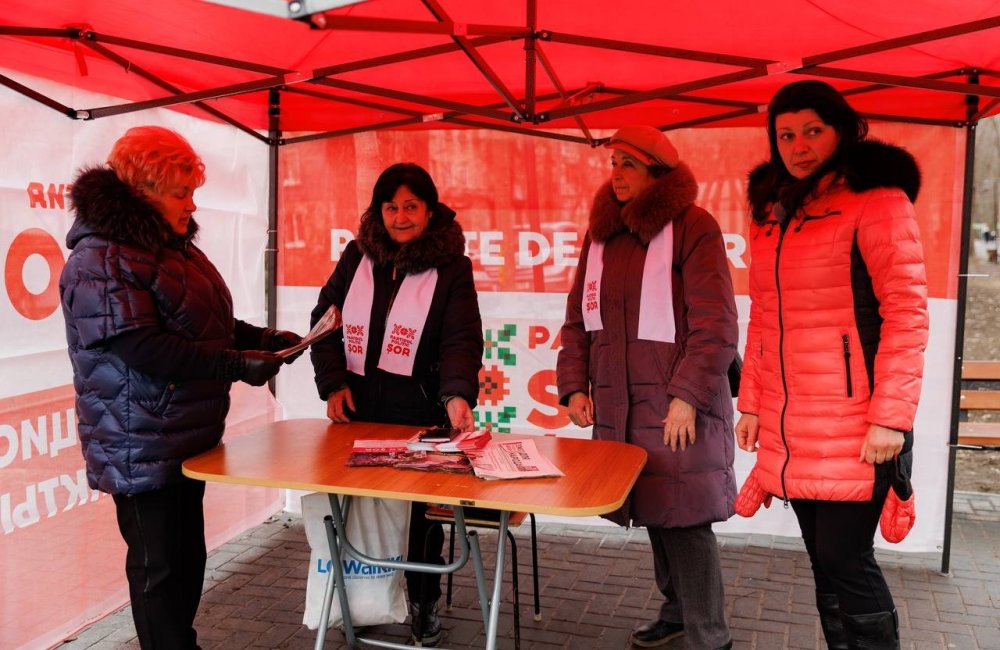 FOTO // Campania de informare a Partidului „ȘOR”, privind realizările formațiunii și eșecurile actualei guvernări, se desfășoară în toată țara