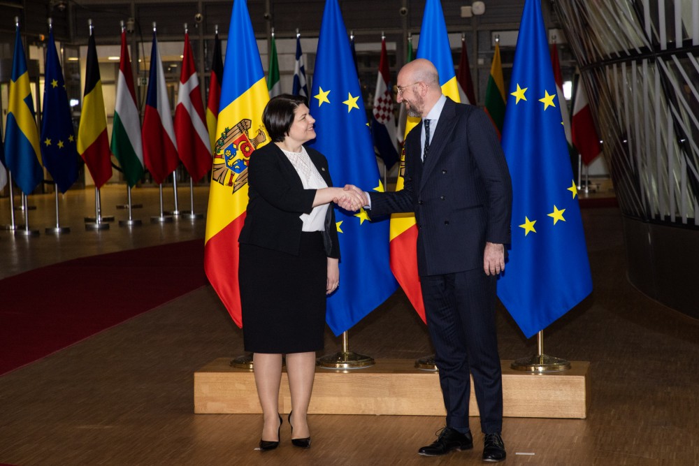 Natalia Gavrilița, în dialog cu Charles Michel: „Integrarea europeană rămâne o prioritate pentru cetățenii Republicii Moldova”