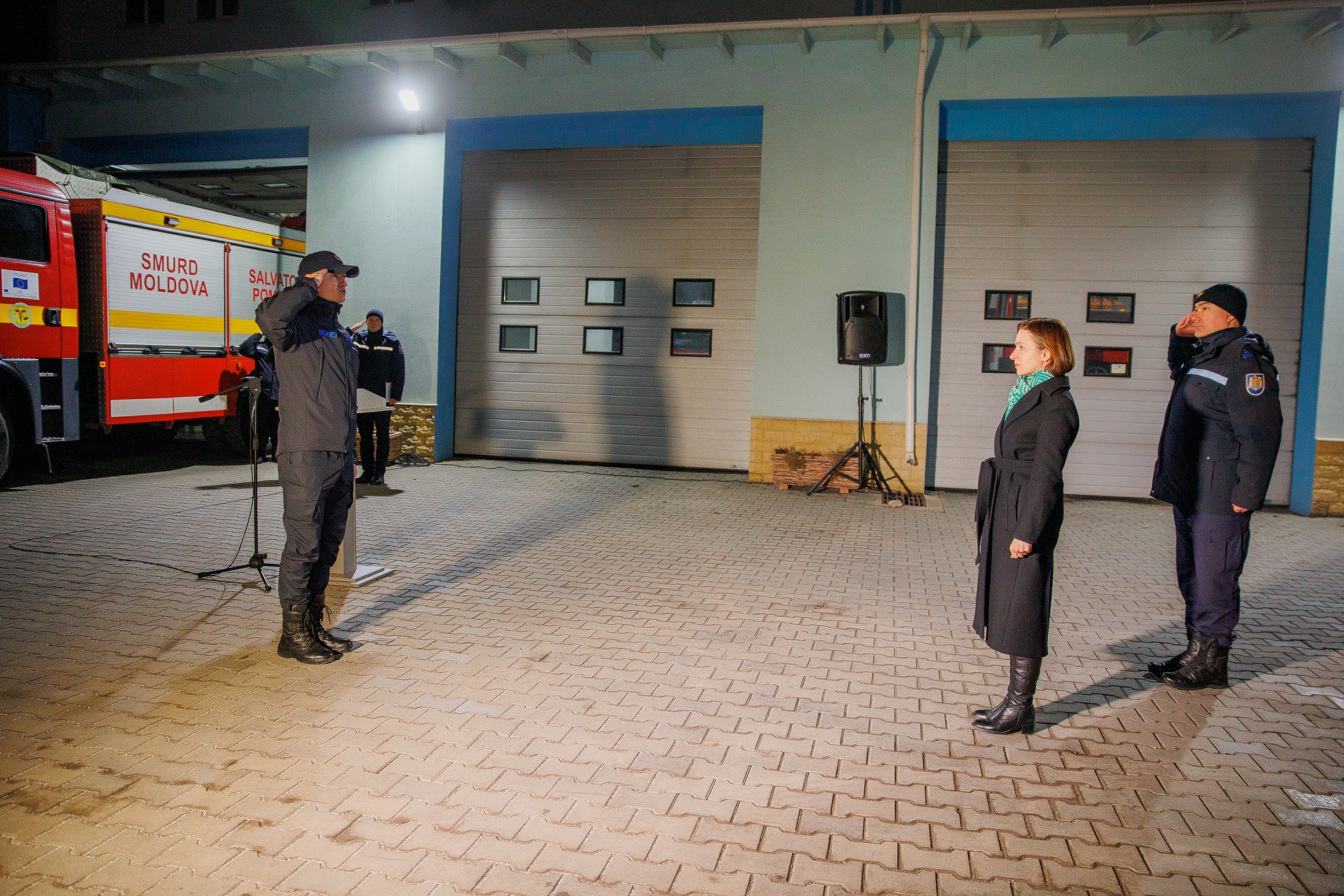 Maia Sandu a mulțumit salvatorilor IGSU plecați în misiune umanitară în Turcia