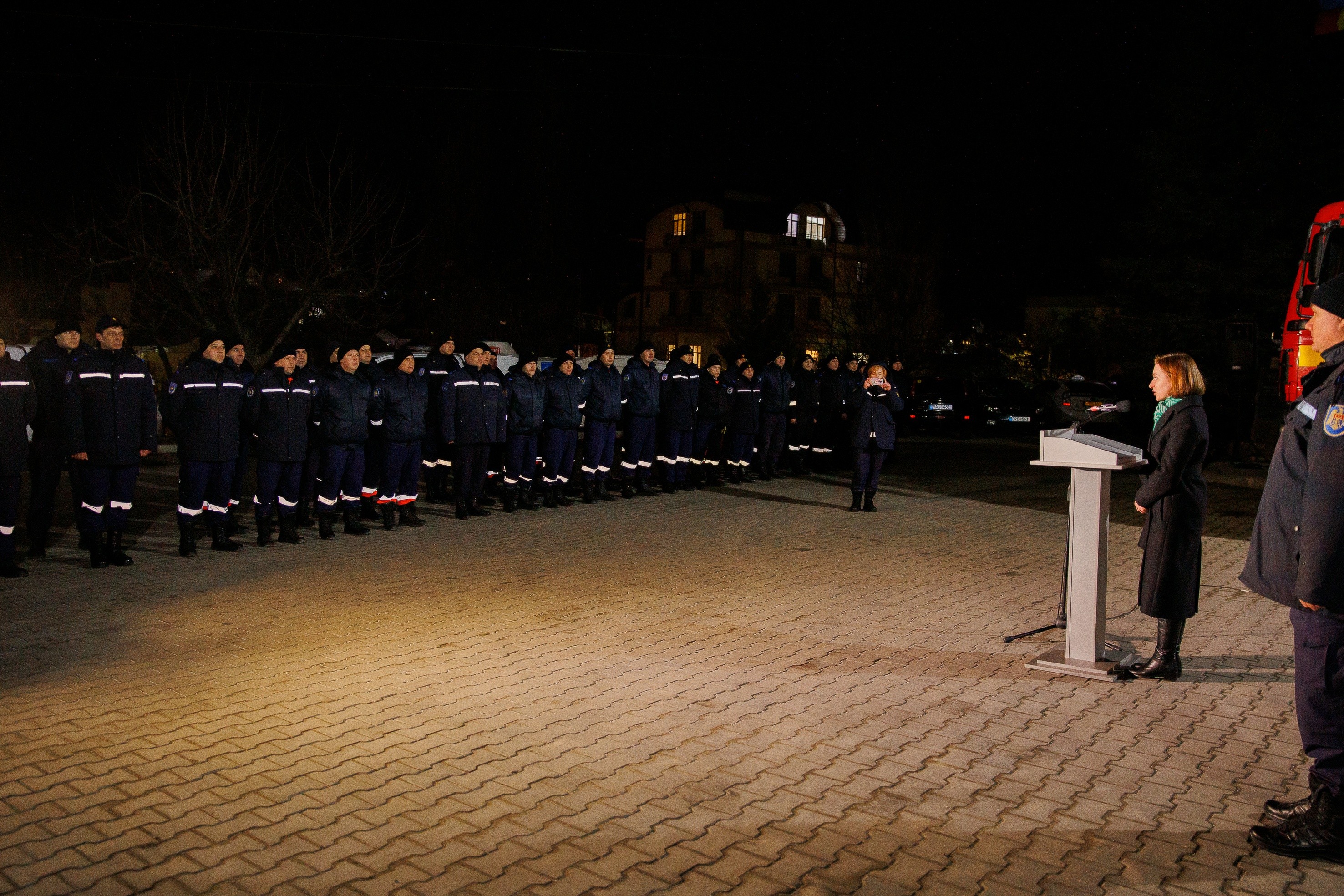 Maia Sandu a mulțumit salvatorilor IGSU plecați în misiune umanitară în Turcia
