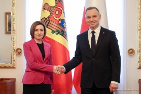 Relațiile moldo-poloneze discutate de Maia Sandu și Andrzej Duda