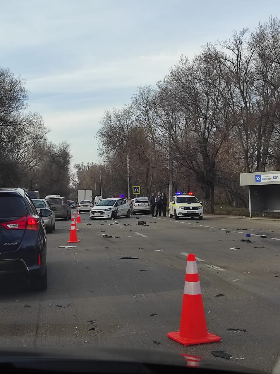 FOTO/VIDEO: Accident grav în capitală. Șoferul unui BMW ar fi murit pe loc