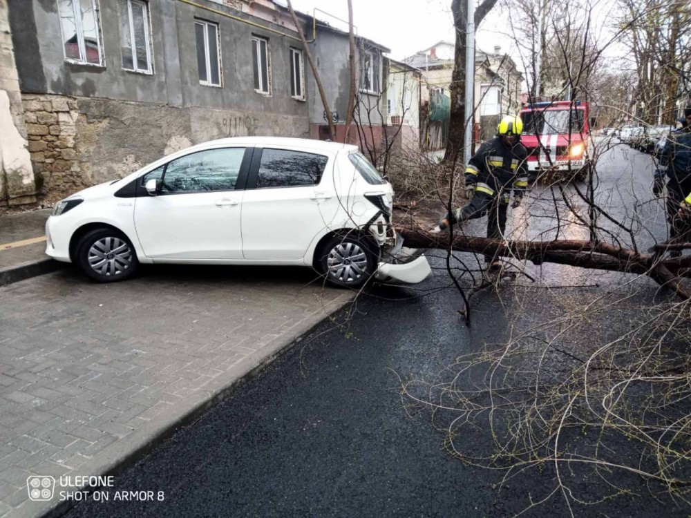 FOTO // Vântul face ravagii în toată țara. Mai multe mașini au fost avariate