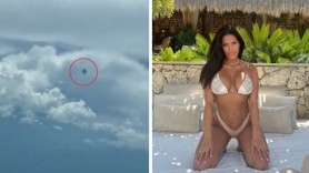 VIDEO // Obiect MISTERIOS filmat de un model renumit: Zbura cu un avion privat când a surprins momentul