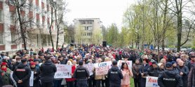 FOTO // Miting la Curtea de Apel Chișinău: Ilan Șor este nevinovat, el a declarat de mai multe ori că nu a comis nicio infracțiune