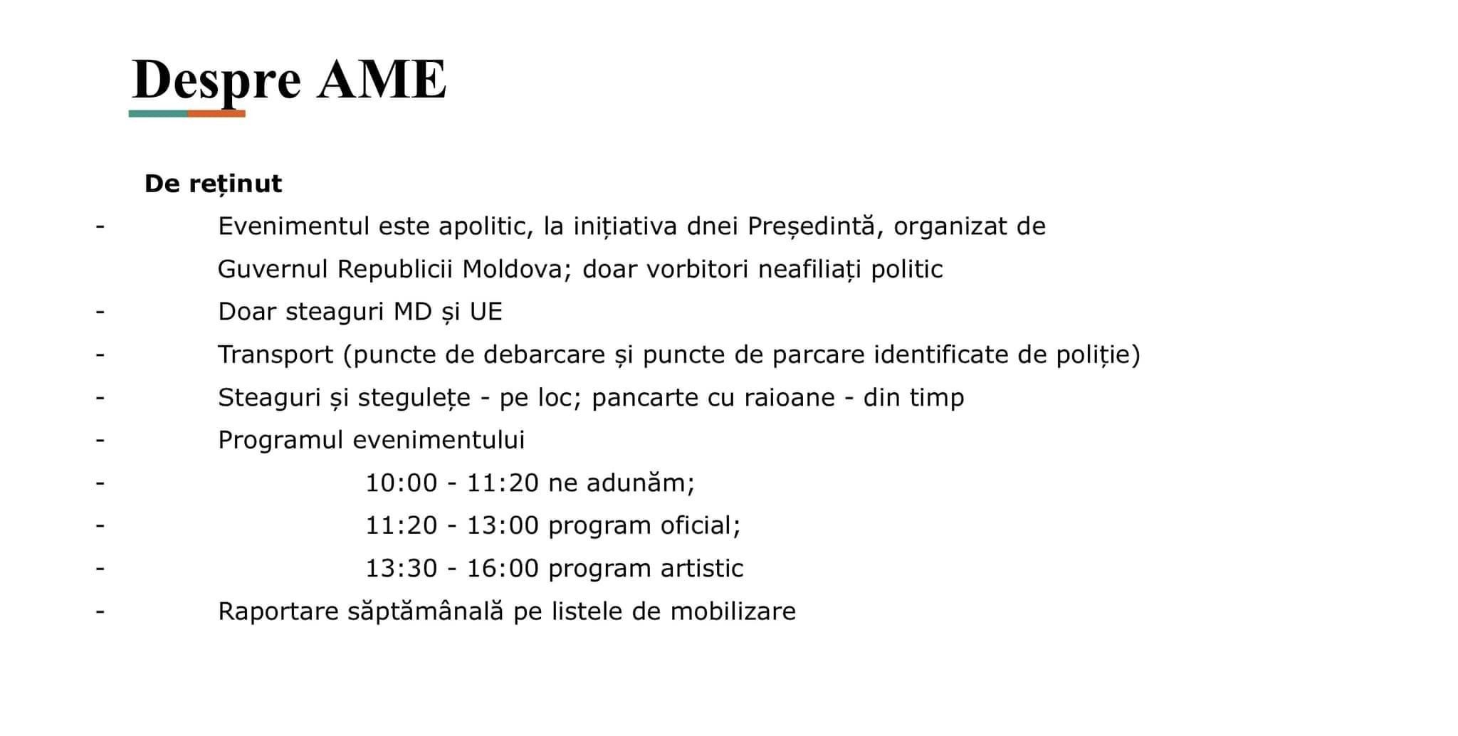 FOTO // Ceban dă în vileag planurile PAS. Care este planul de organizare a Adunării din 21 mai