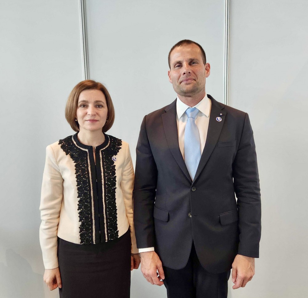 Maia Sandu s-a întâlnit în Islanda cu Prim-ministrul Maltei, Robert Abela