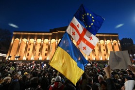 Nu vor în Rusia. Georgia cuprinsă de proteste după ce țara a reluat zborurile cu Federația Rusă