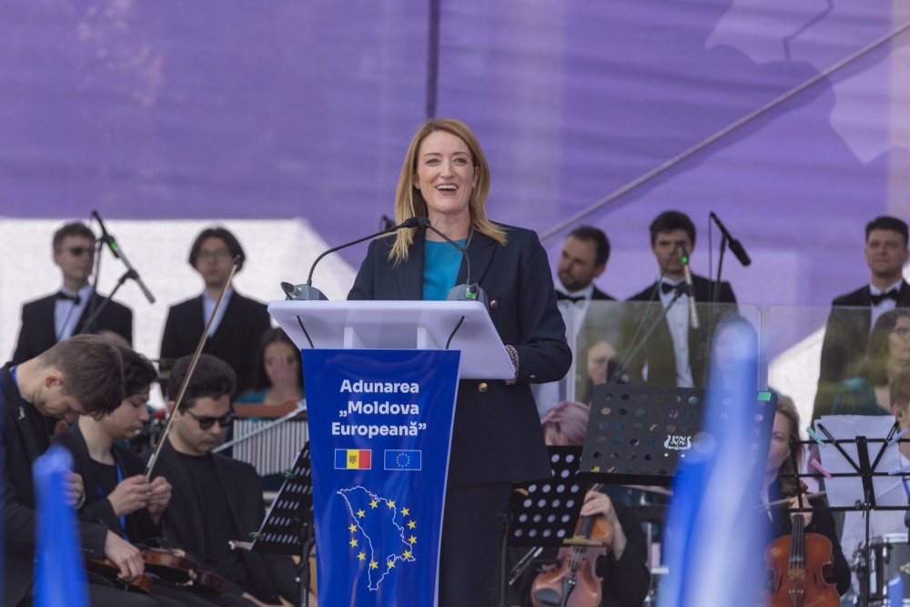 Roberta Metsola: „Europa este Republica Moldova. Republica Moldova este Europa”