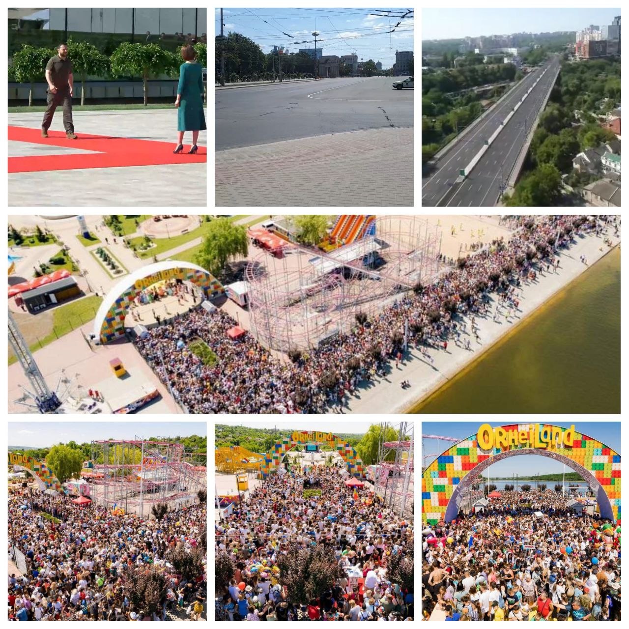 FOTO // Chișinăul pusteit de Summitul guvernării VERSUS Orheiul aglomerat de sărbătoare copiilor organizată de Echipa „ȘOR”