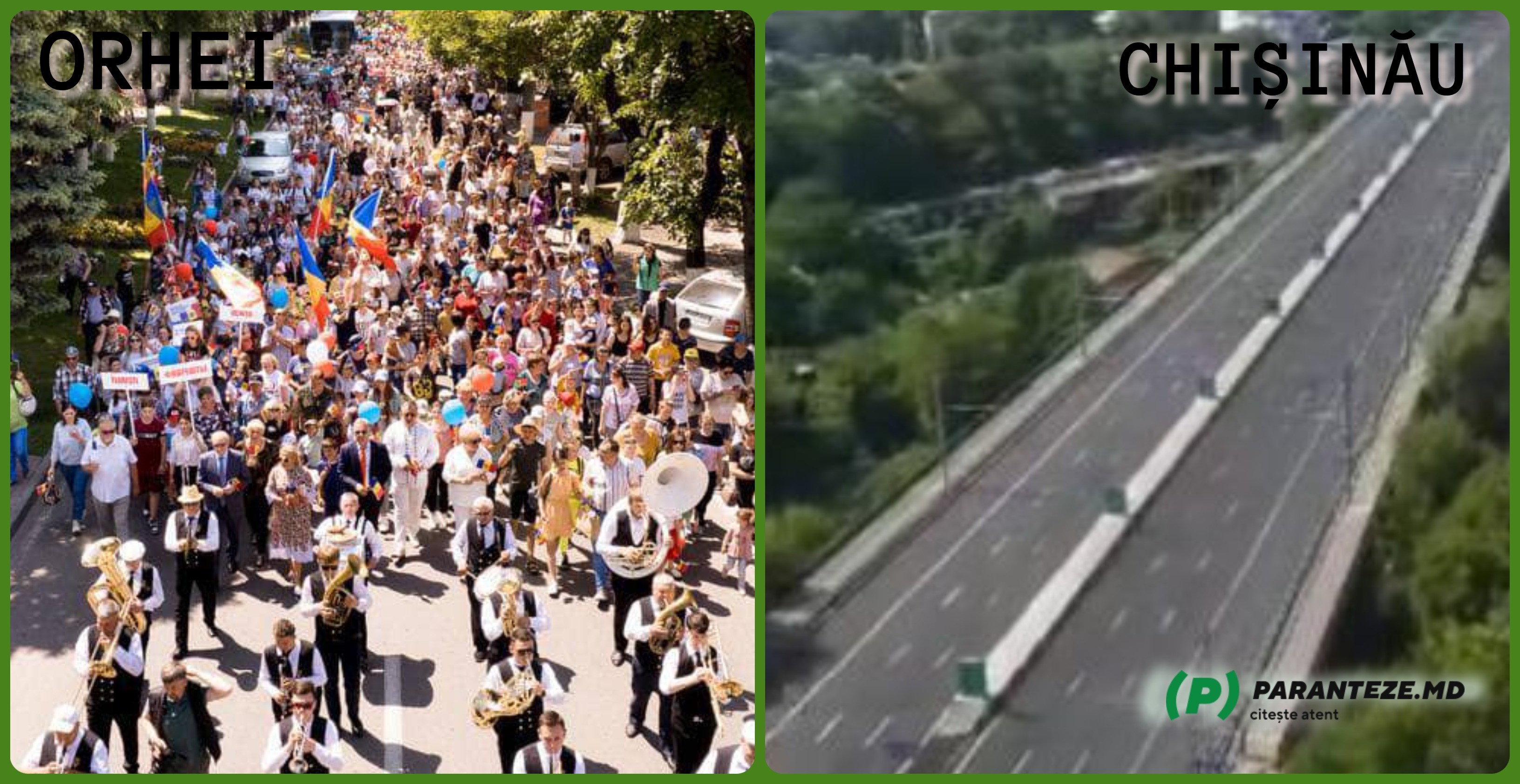 FOTO // Chișinăul pusteit de Summitul guvernării VERSUS Orheiul aglomerat de sărbătoare copiilor organizată de Echipa „ȘOR”