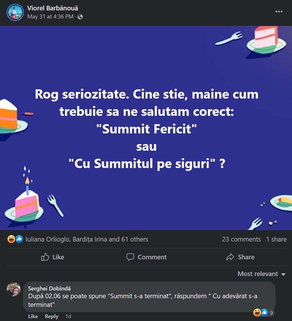FOTO // ”Summituim?” Cele mai tari meme-uri despre summitul EPC, apărute pe online