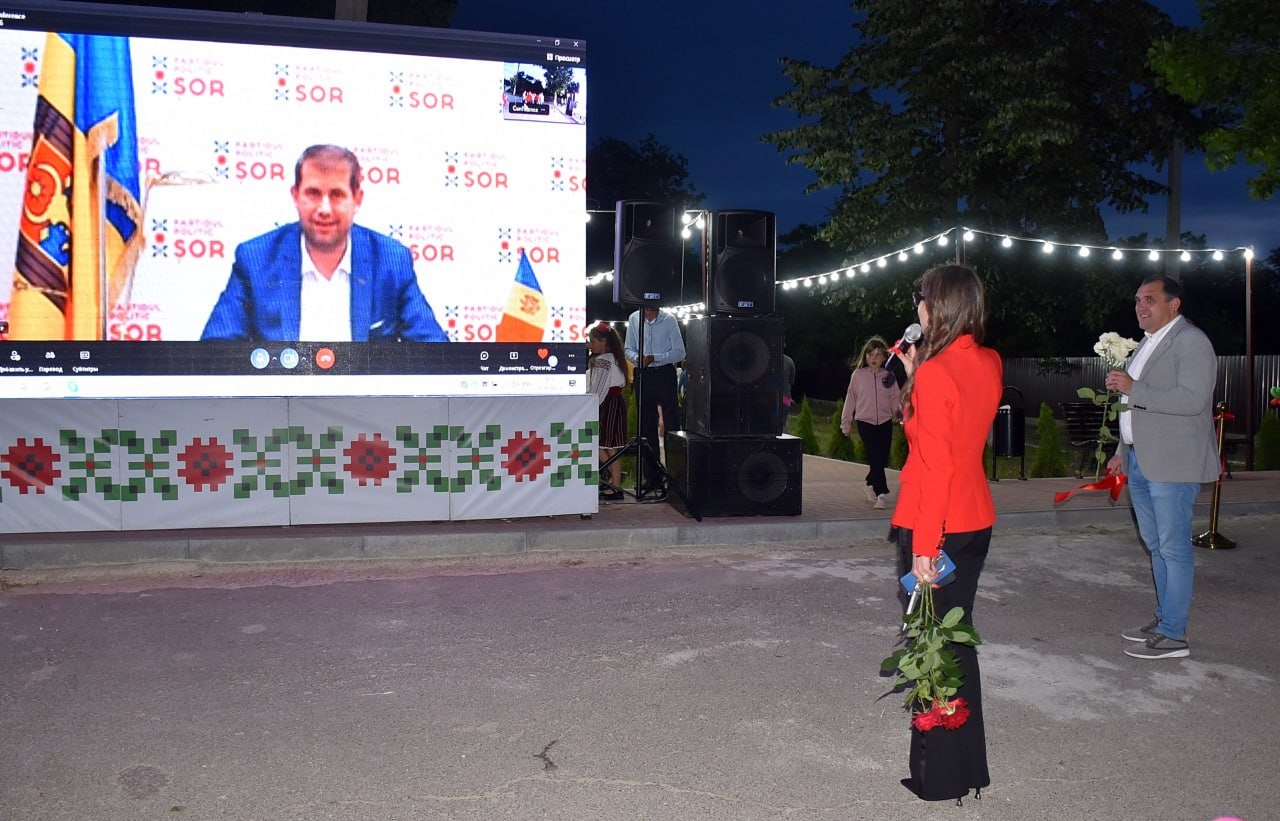 Noi promisiuni îndeplinite de echipa Partidului „ȘOR”. Comuna Ghetlova din raionul Orhei are un parc modern, unde se află un havuz și un teren de sport