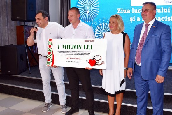 FOTO // Spitalul Raional Orhei va avea utilaj medical modern. Ilan Șor a donat un milion de lei cu ocazia Zilei profesionale a Lucrătorului Medical și a Farmacistului