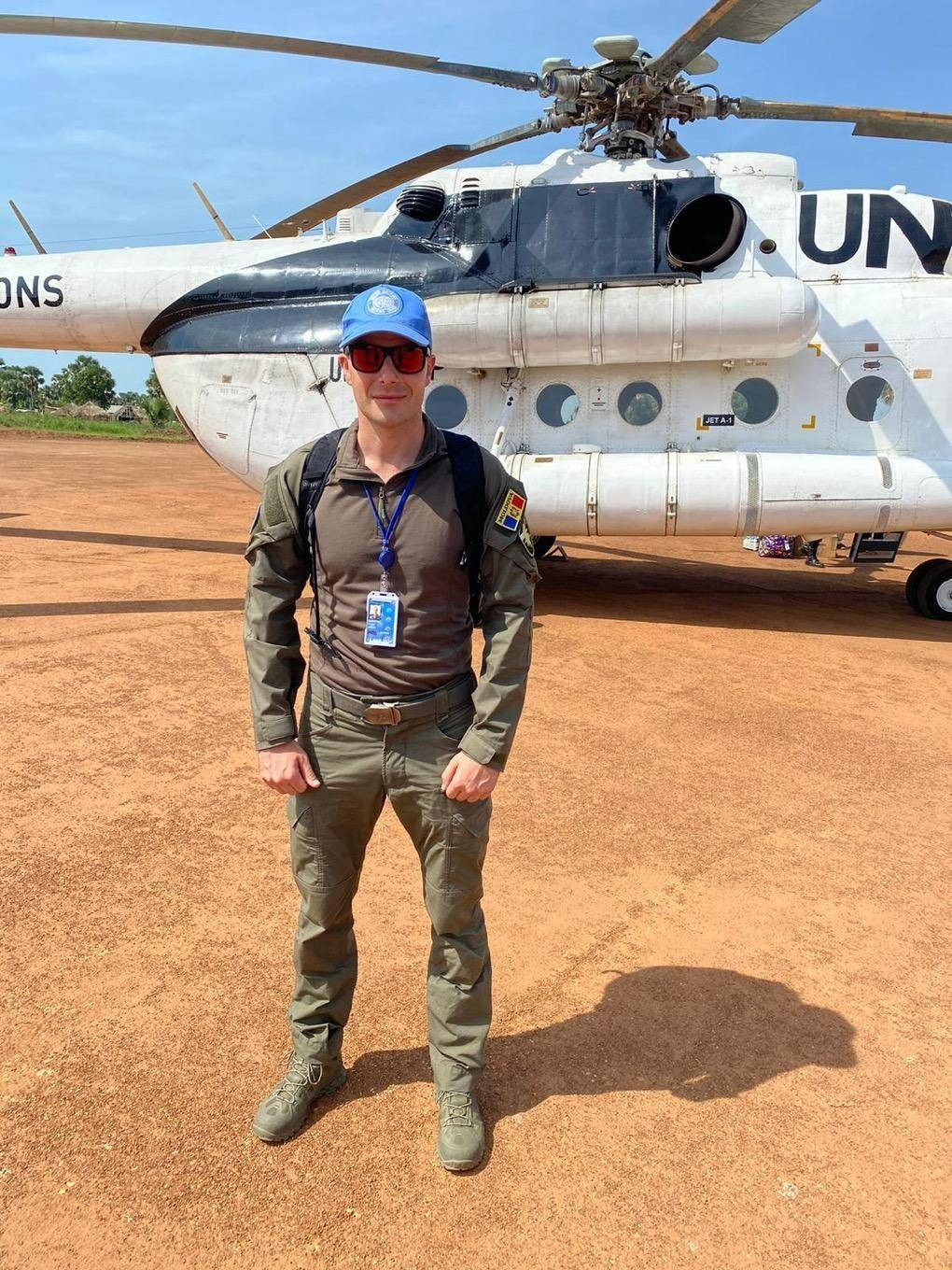 FOTO // Moldova trimite primul polițist într-o misiune de menținere a păcii în Africa