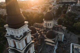 Nou val de atacuri asupra Odesei. Cea mai mare biserică ortodoxă din oraş, bombardată de ruși