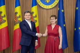 Dorin Recean, către președinta BERD: „Vreau să priviți Republica Moldova nu doar ca pe o țară care are nevoie de asistență financiară, dar și ca pe o oportunitate de investiții”