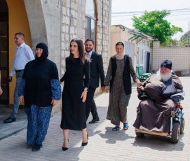FOTO // Evghenia Guțul susține spiritualitatea Găgăuziei: Bașcanul a vizitat Sfânta Mănăstire Iberică de femei, din Comrat