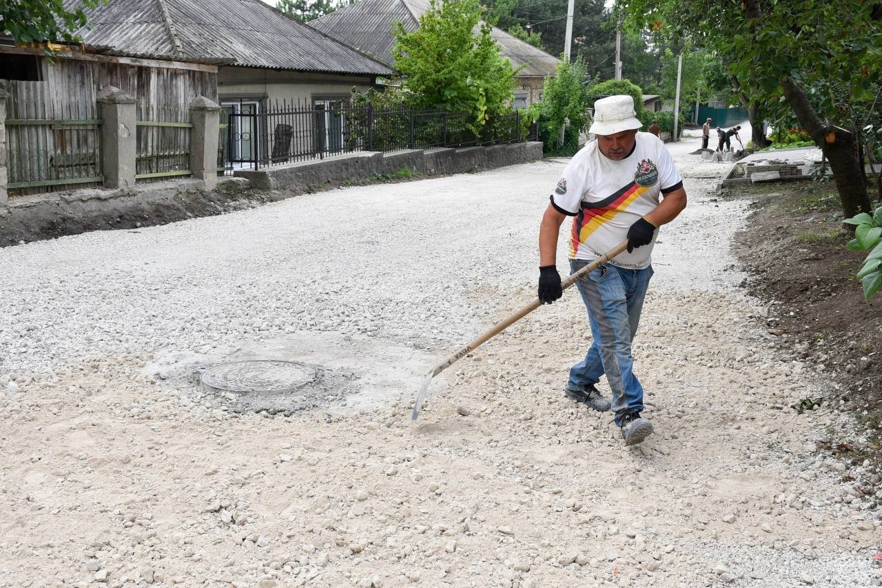 FOTO // Modernizarea în acțiune: Strada Alexandru Lăpușneanu din Orhei a intrat în reparație caitală