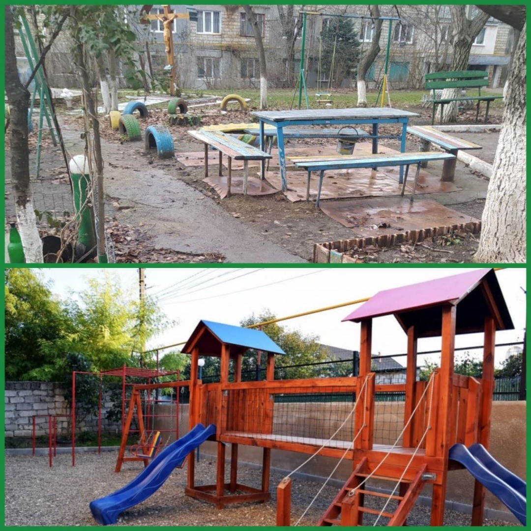 Orhei continuă să-și schimbe aspectul. Șor și echipa lui finalizează un proiect de modernizare a curților de bloc
