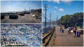 Flăcările au distrus un întreg oraş-staţiune. Peste 56 de morţi şi câteva mii de persoane lăsate fără casă de incendiile de vegetaţie din Hawaii