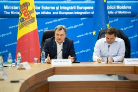 Dorin Recean, la reuniunea Diplomației: Vă îndemn pe fiecare să promovăm produsele moldovenești