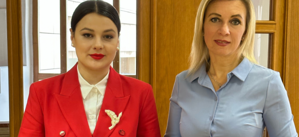 Președintele unui partid politic din Moldova s-a întâlnit cu Maria Zaharova, Ministerului Afacerilor Externe al Rusiei