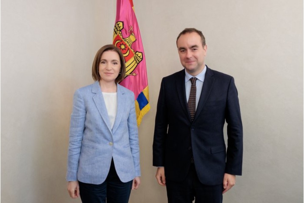 Maia Sandu s-a întâlnit cu ministrul Forțelor Armate din Franța