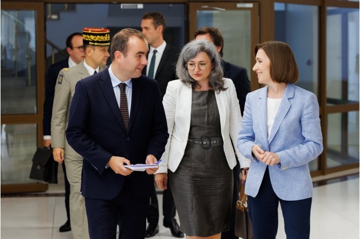 Maia Sandu s-a întâlnit cu ministrul Forțelor Armate din Franța