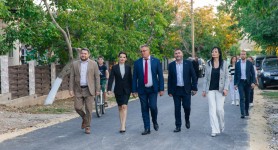 Primar din Găgăuzia, recunoscător echipei Bașcanului Evgheniei Guțul pentru suportul de a reabilita o stradă din localitate