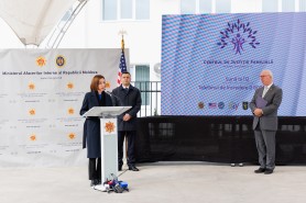 Președintele Republicii Moldova, Maia Sandu a participat la deschiderea Centrului de Justiție Familială al Poliției