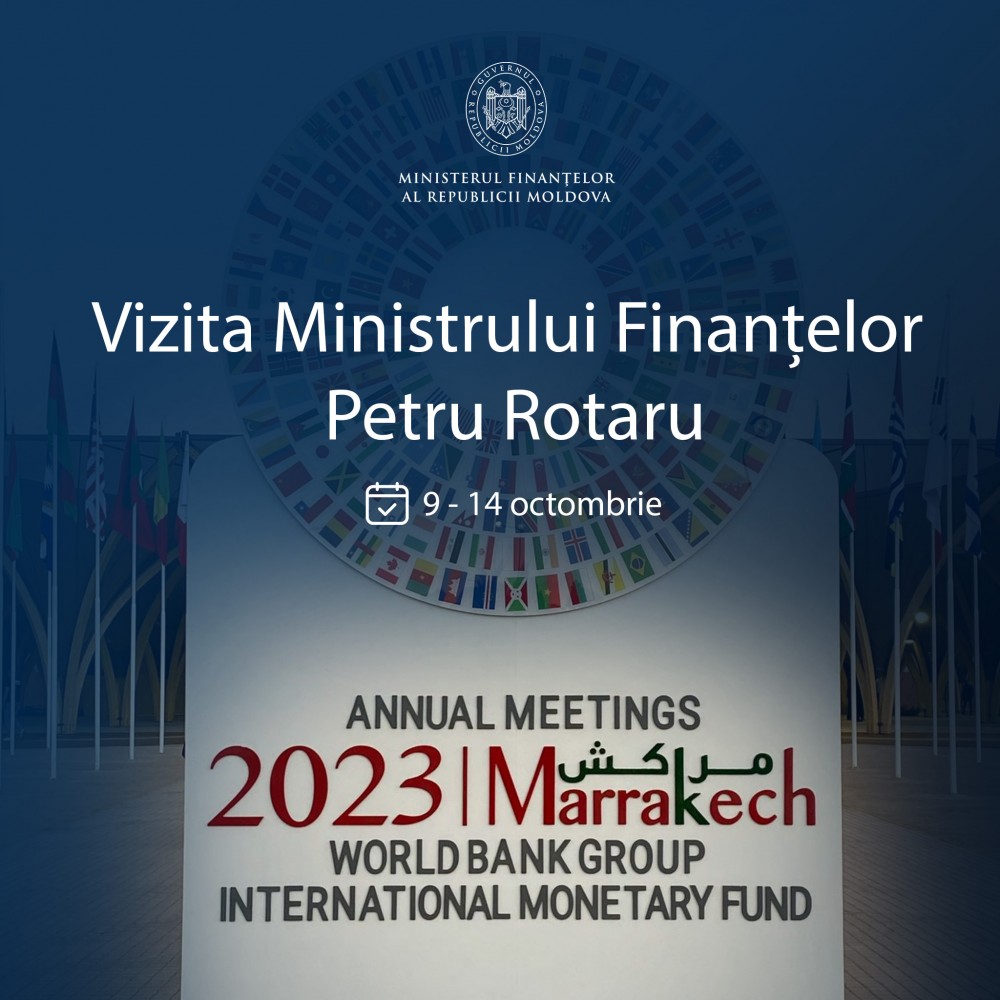 Ministrul Finanțelor participă la reuniunile anuale ale Grupului Băncii Mondiale și ale FMI