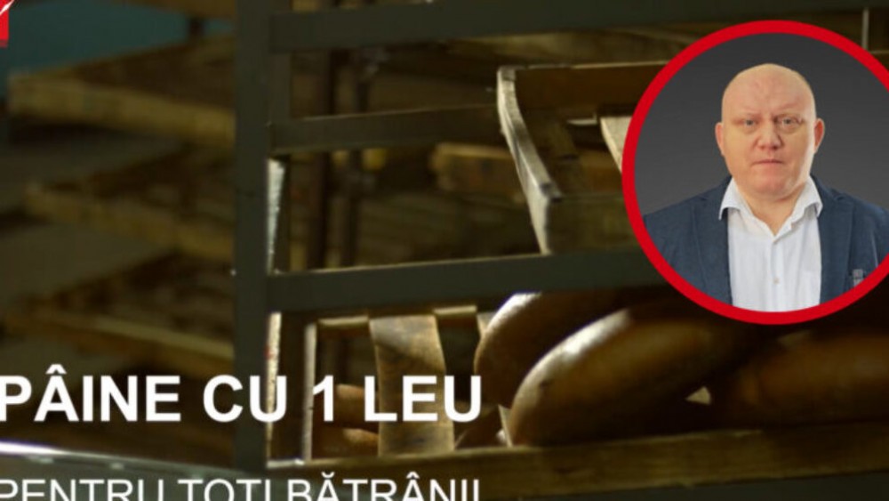 „Pâine cu 1 leu pentru toți bătrânii”. Promisiuni generoase din partea candidatului partidului „Renaștere”, Vasile Bolea