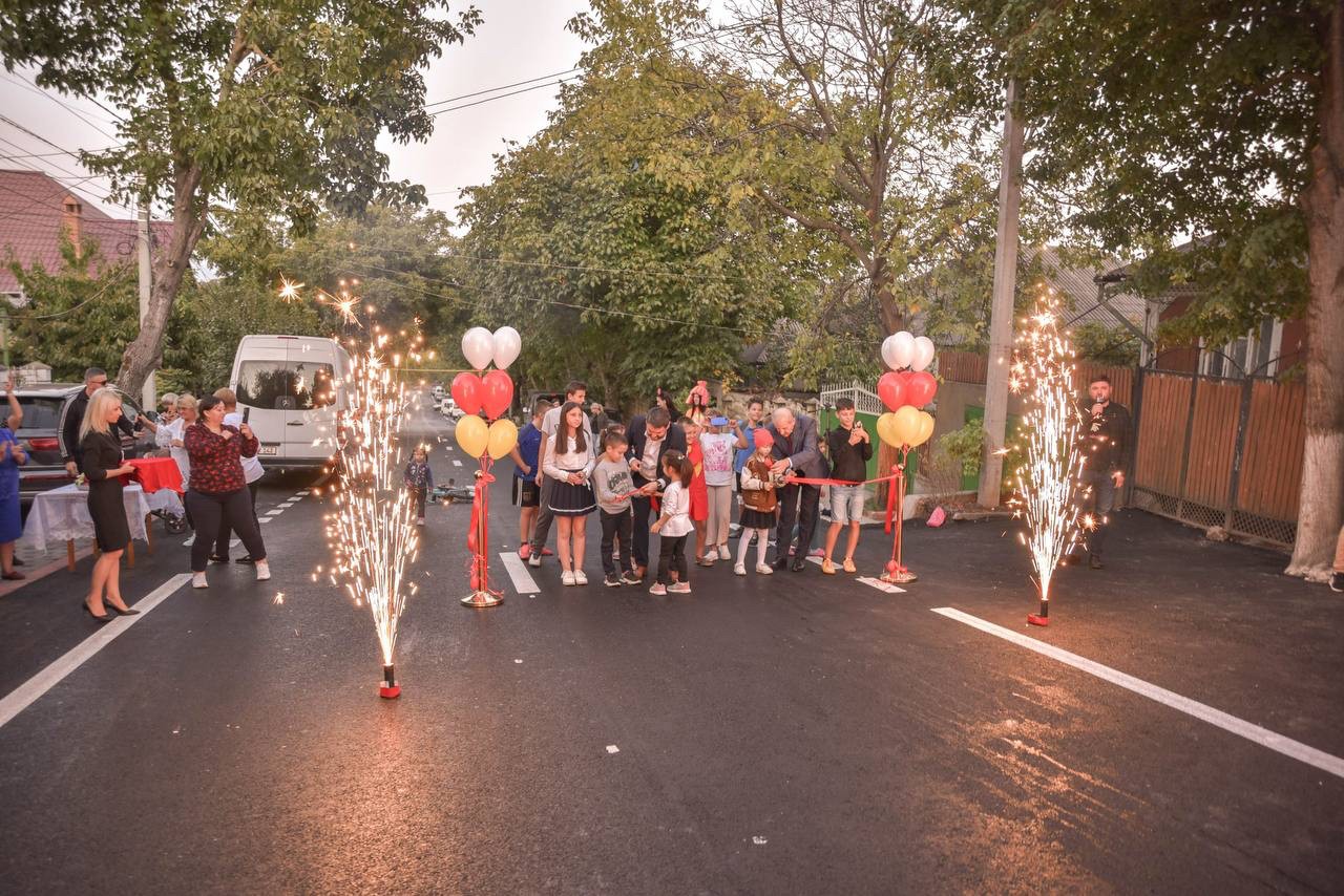 Sectorul Lupoaica din Orhei devine mai modern. Echipa lui Șor a reparat strada Alexei Belski